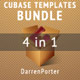 4 Cubase Trance Templates  Bundle by Darren Porter