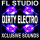 Out In The Crowd - Dirty Electro 128 BPM F-Sharp-m FL Studio Project