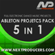 5 in 1 Ableton Live Trance Projects Bundle Pack