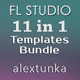11 in 1 FL Studio EDM Templates Bundle